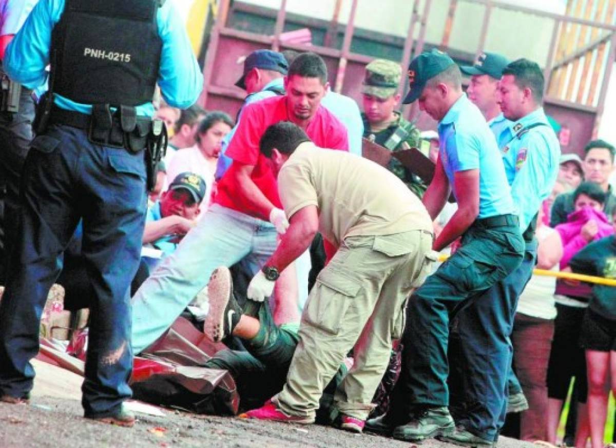 Honduras: Cinco de las víctimas de masacre en Altos de Loarque tenían antecedentes policiales