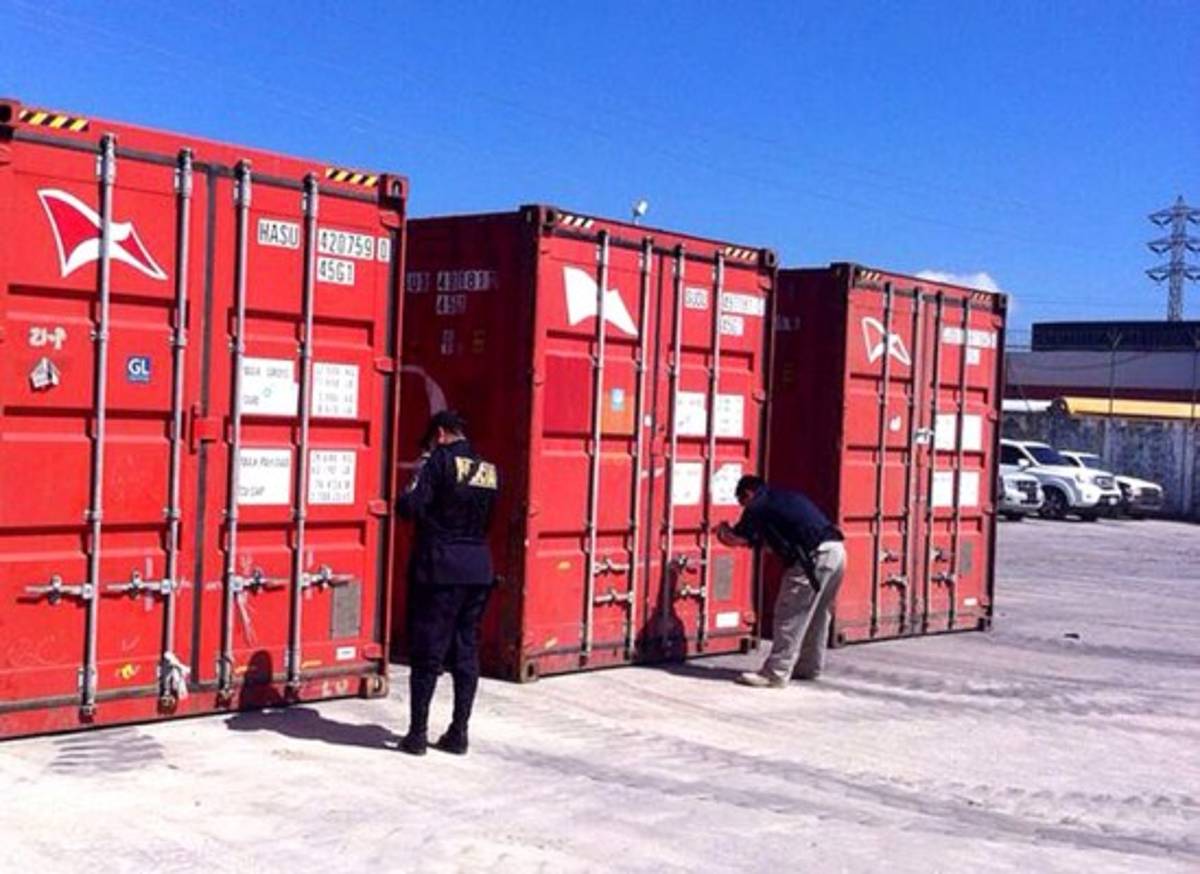 Honduras: Hallan supuesta droga en contenedor procedente de Colombia