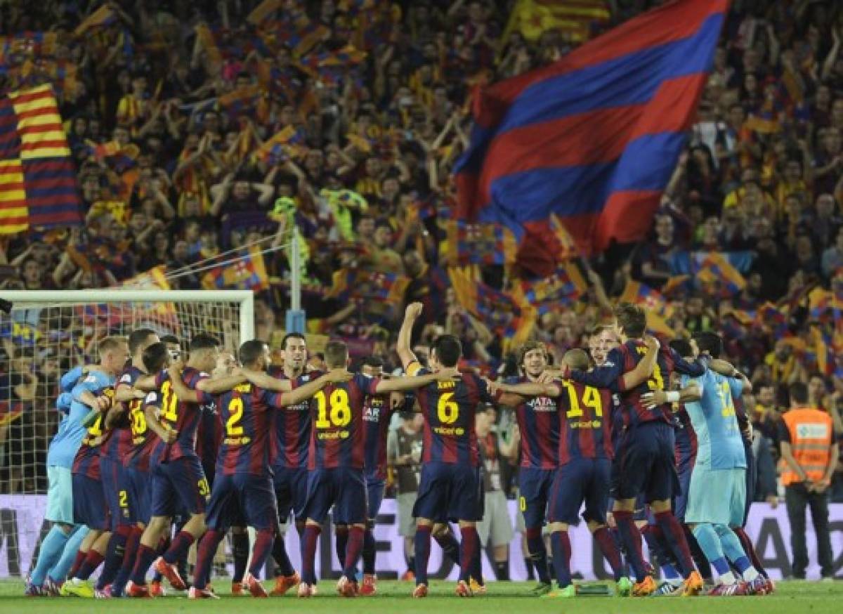 Un inspirado Messi brinda la Copa al Barça que ya apunta al triplete