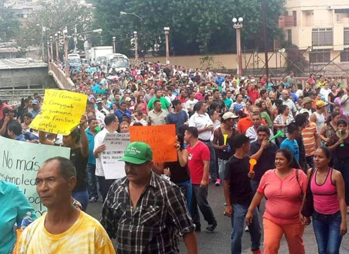 Nueva protesta de importadores en la capital de Honduras por altos cobros