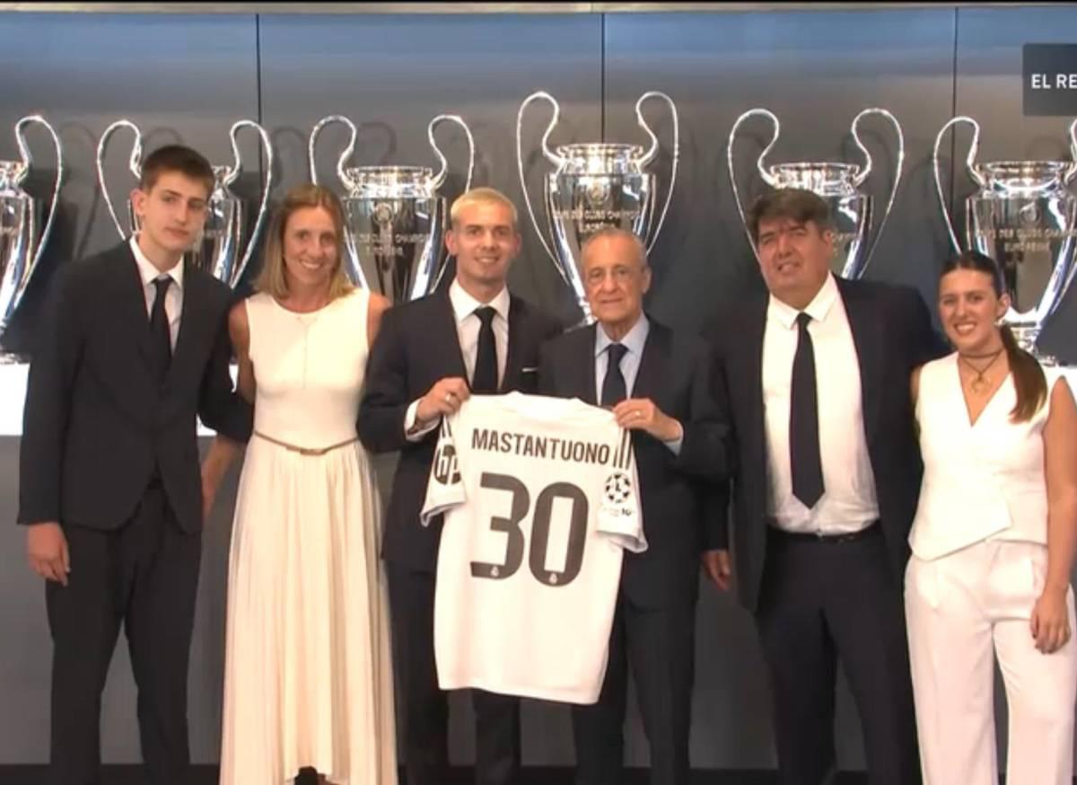Error del Real Madrid en presentación de Mastantuono, razón de su dorsal y figuras presentes