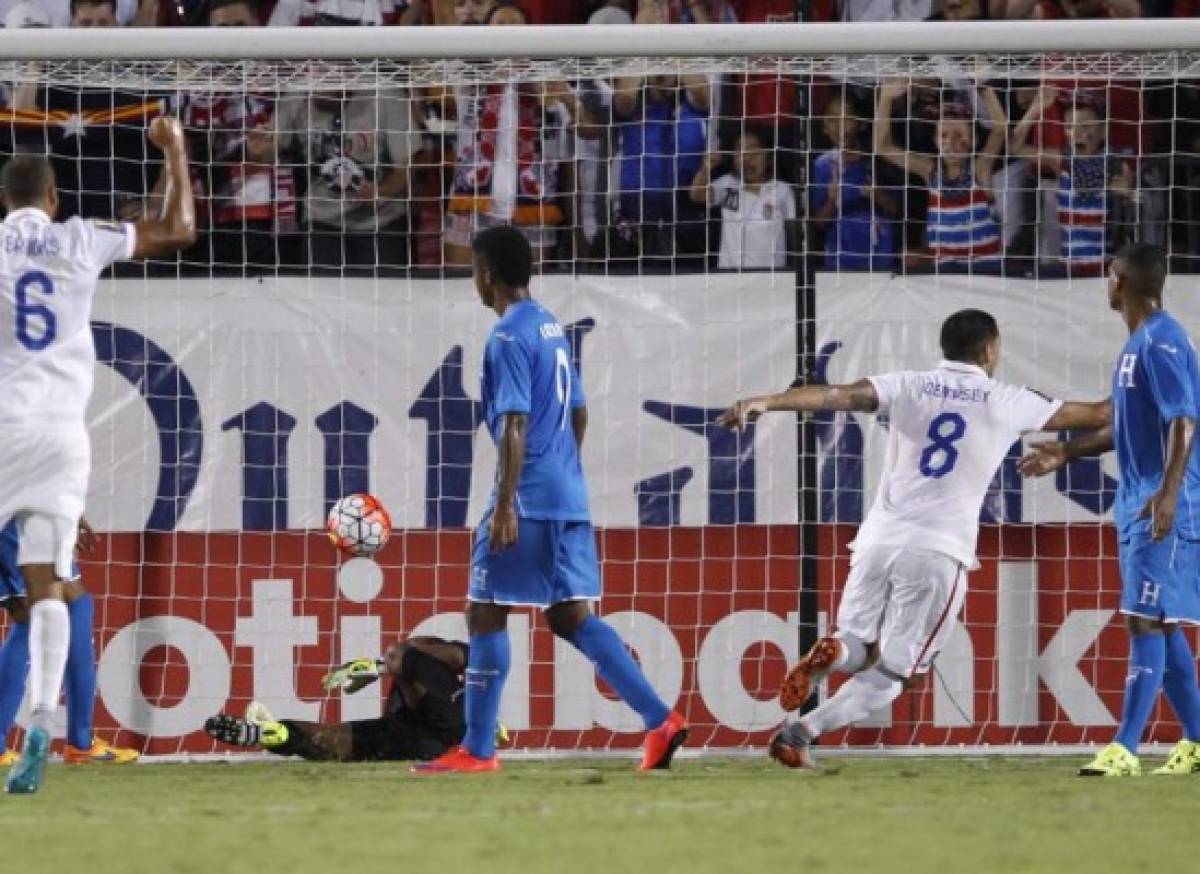 Honduras pierde ante Estados Unidos en su debut de la Copa Oro