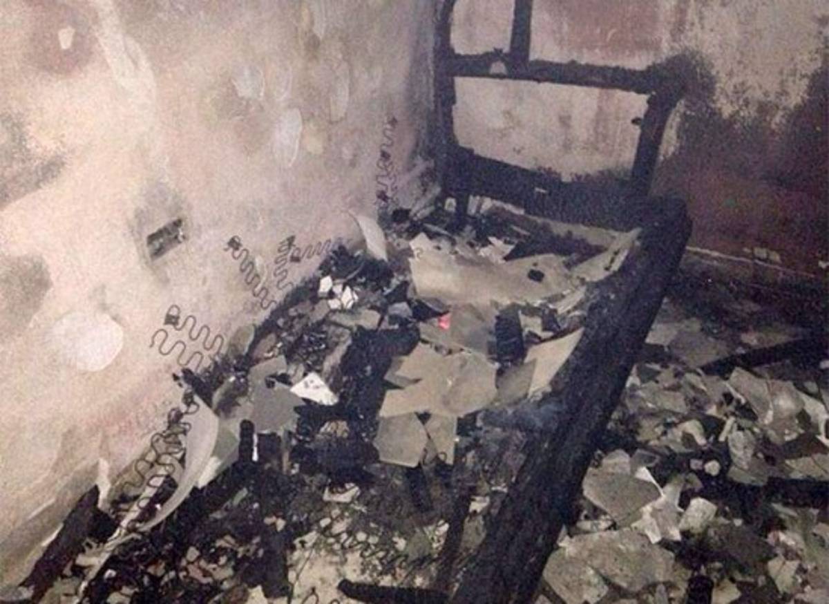 Se quema casa de la mamá de Nathalia Casco