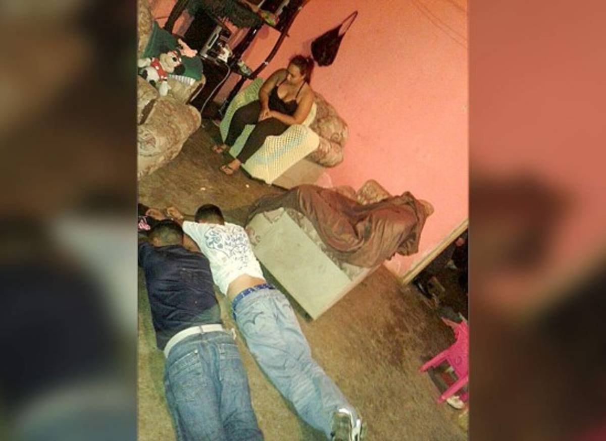 Honduras: En allanamiento capturan a mareros y les decomisan armas