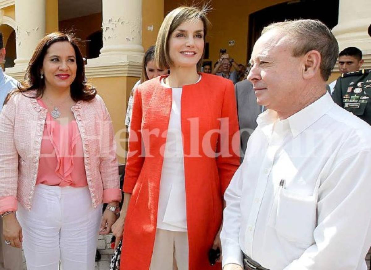 Reina Letizia de España realiza un recorrido por Comayagua