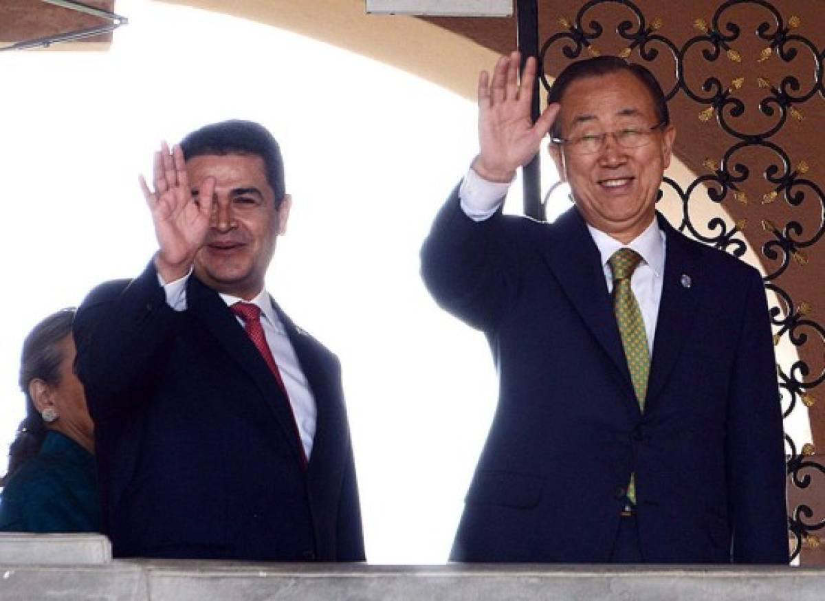 La visita de Ban Ki-moon a Honduras en fotos