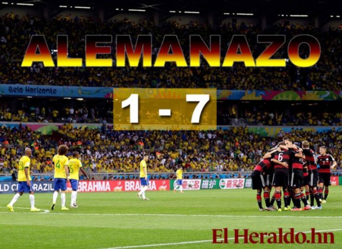 Alemania a la final humillando a Brasil