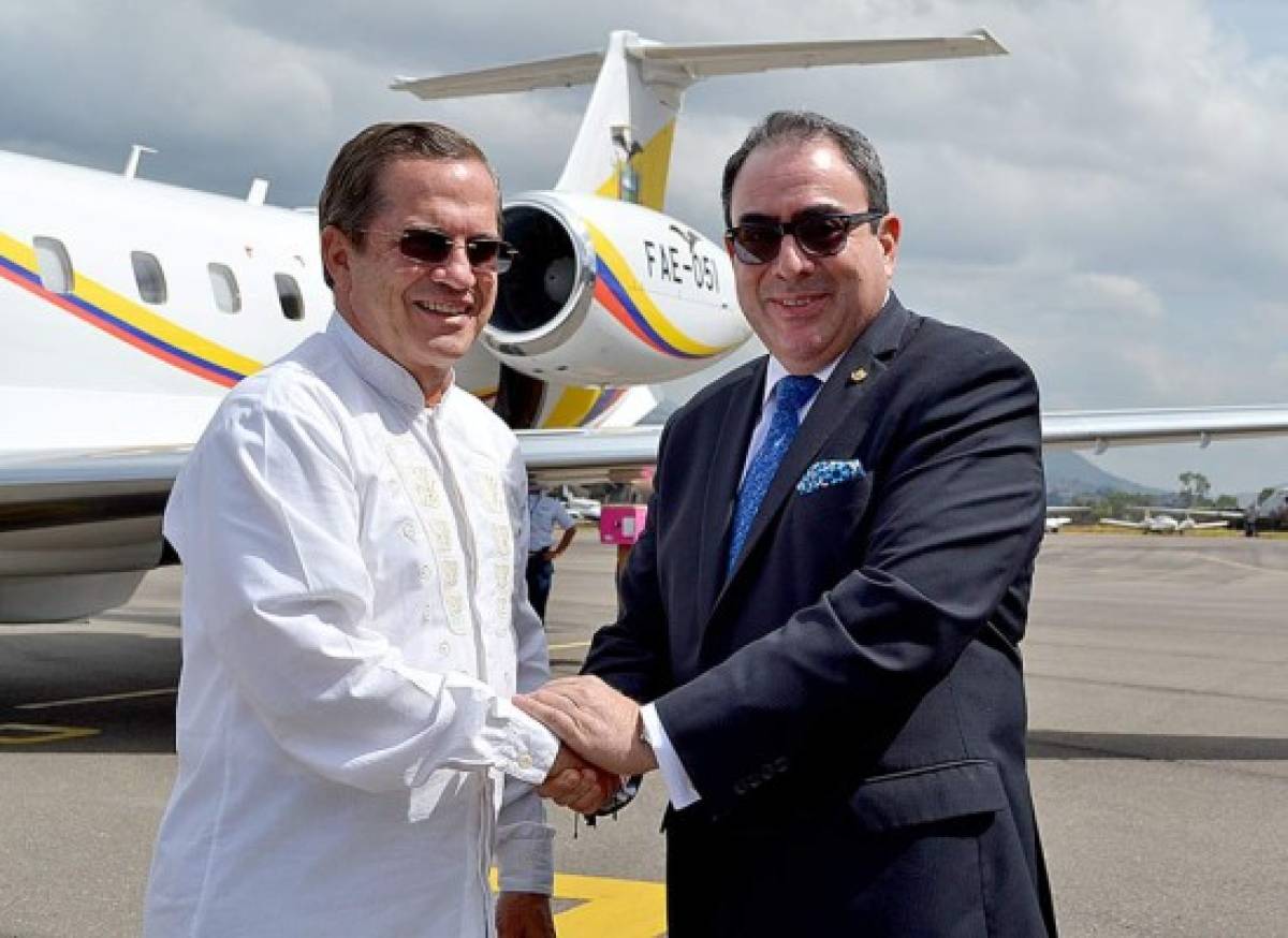 Canciller de Ecuador visita Honduras