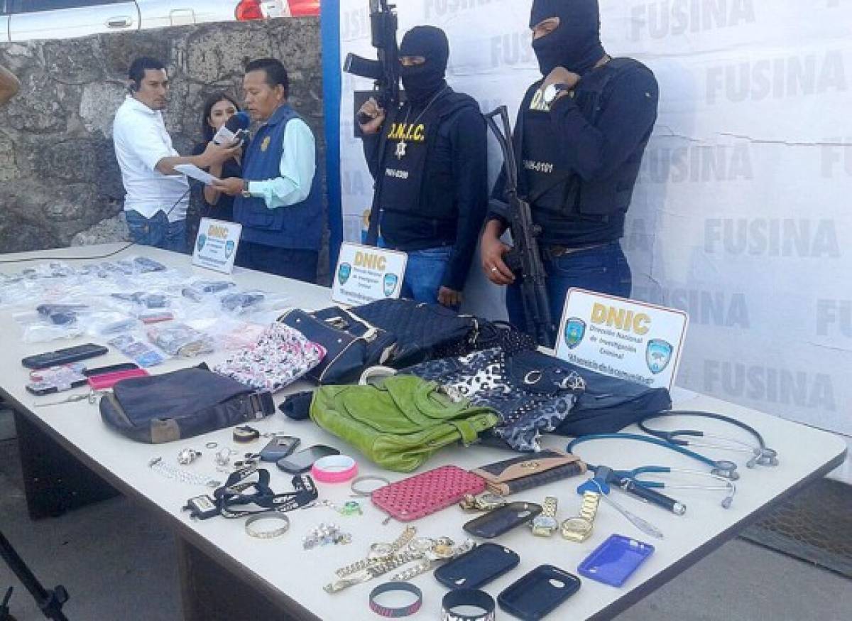 Capturan en Tegucigalpa a presuntos miembros de banda de taxistas
