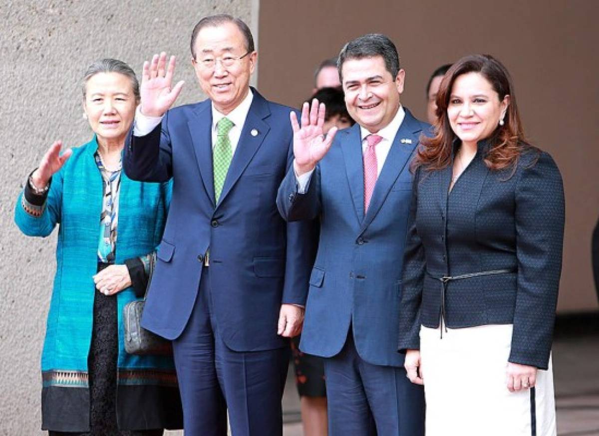 Ban Ki-moon llega a Honduras en su primera visita oficial