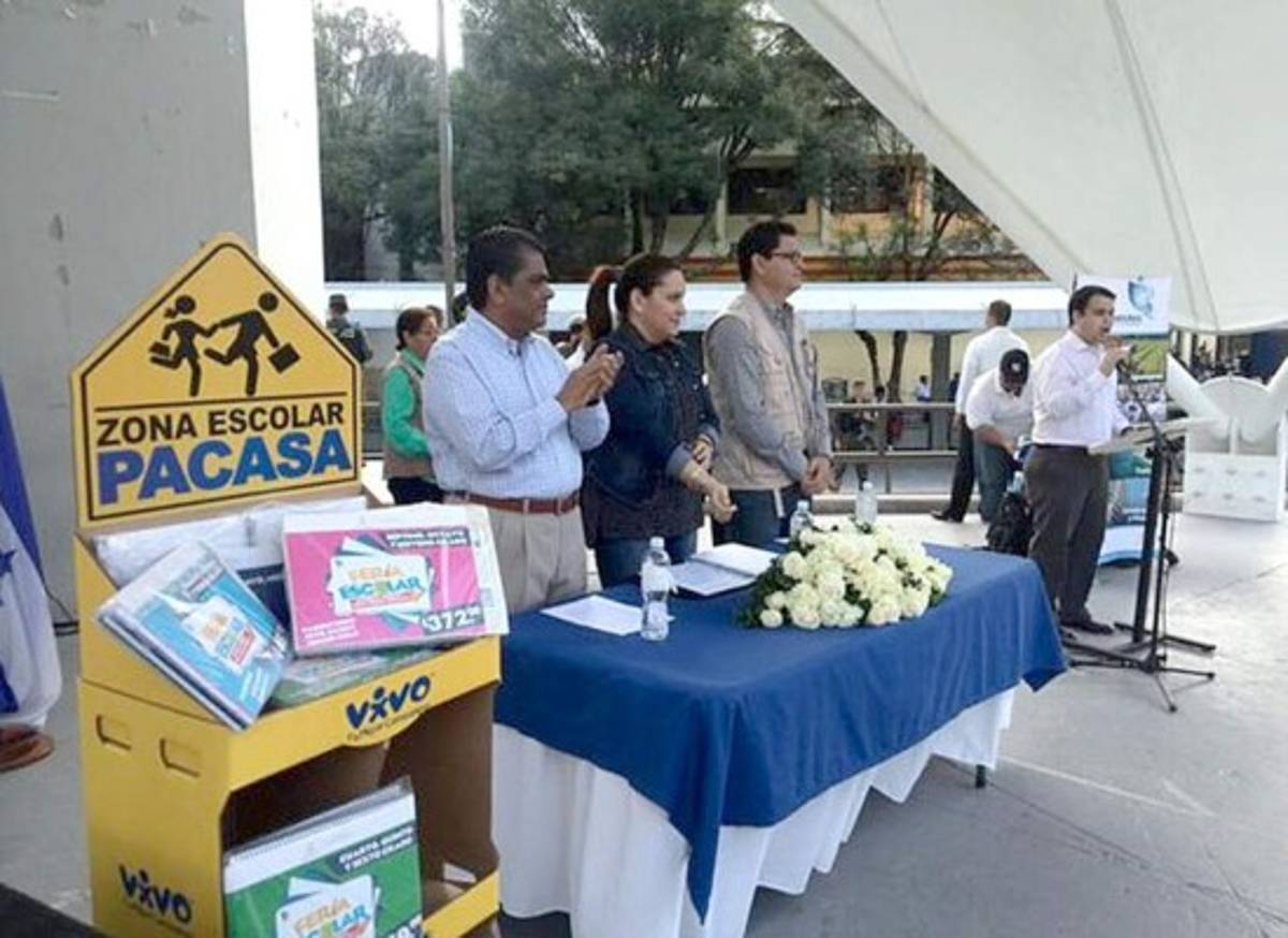 Feria escolar en la capital de Honduras