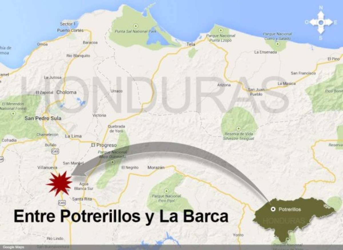 Cinco muertos deja brutal choque en carretera del norte de Honduras