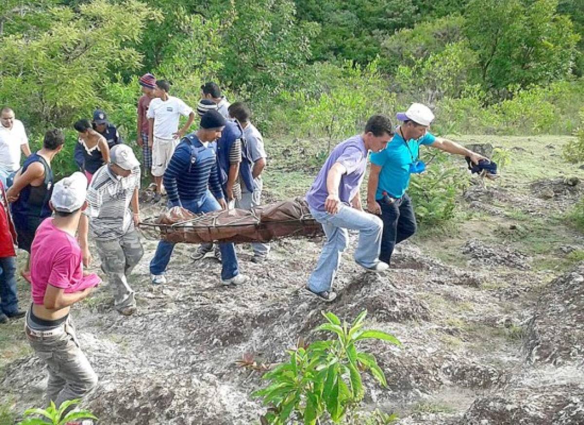 Rescatan cadáver de campesino al noreste de Tegucigalpa