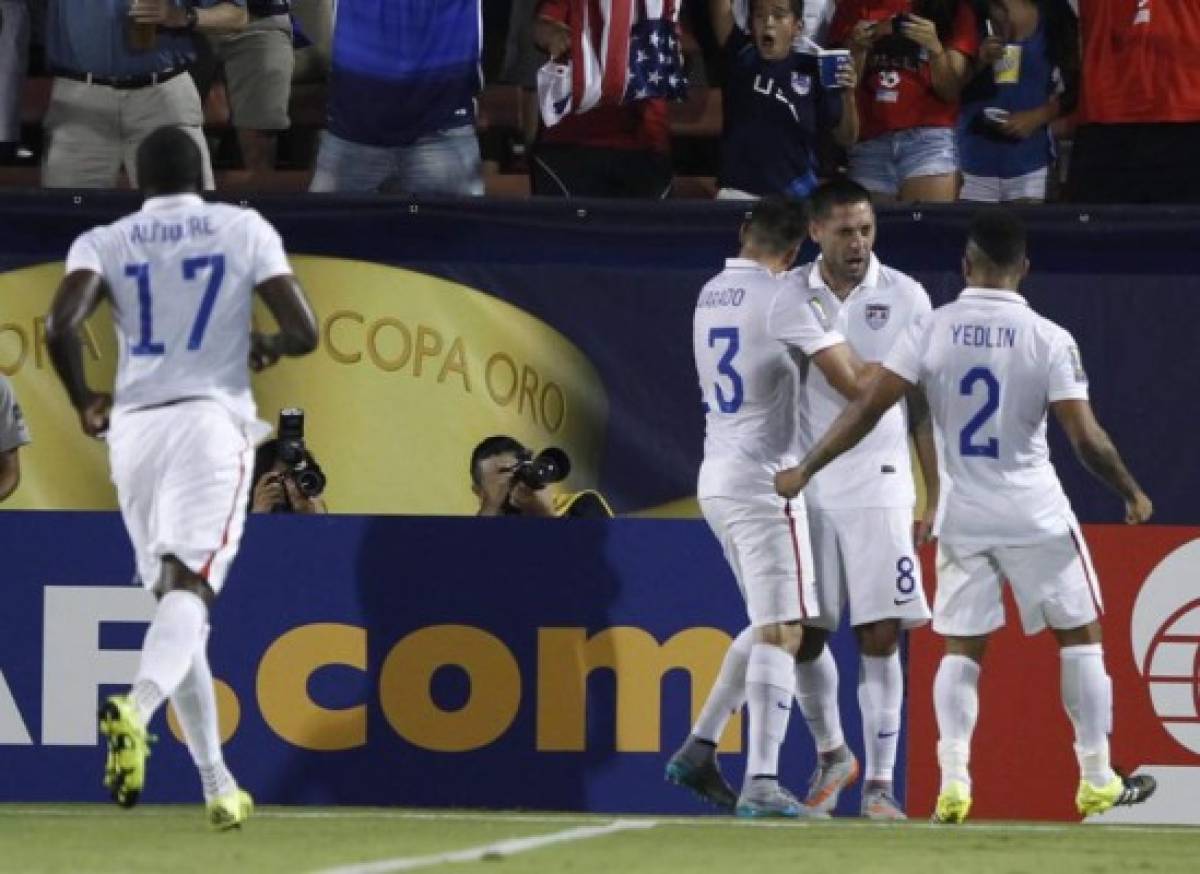 Honduras pierde ante Estados Unidos en su debut de la Copa Oro