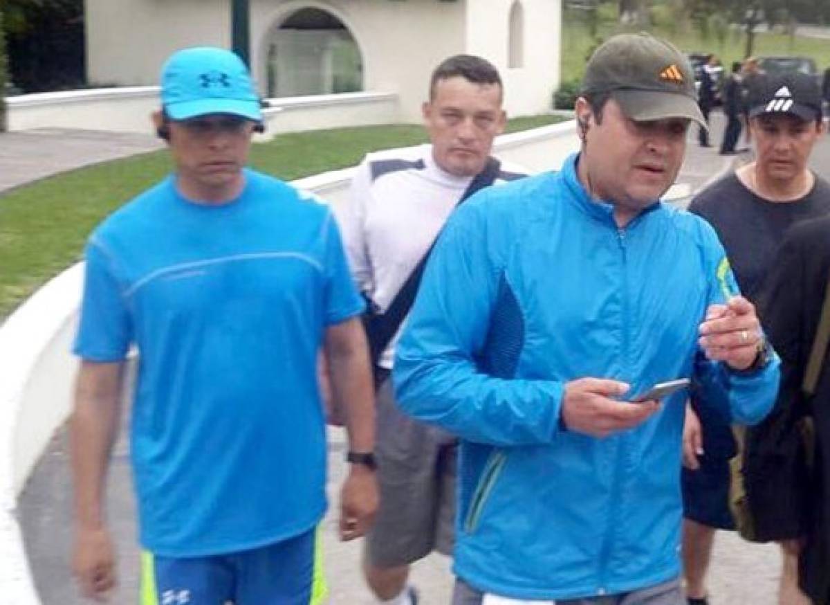 Presidente de Honduras sale a correr en Perú