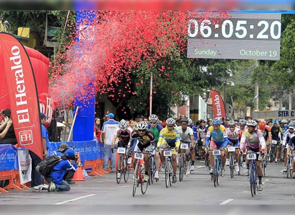3ra Vuelta Ciclística de Tegucigalpa empezó...¡a pedalear!