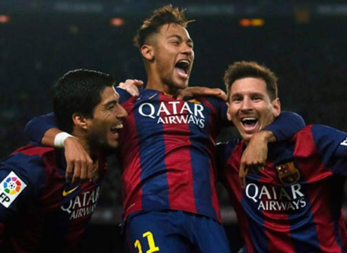 Suárez, Neymar y Messi superan la barrera de los 100 goles