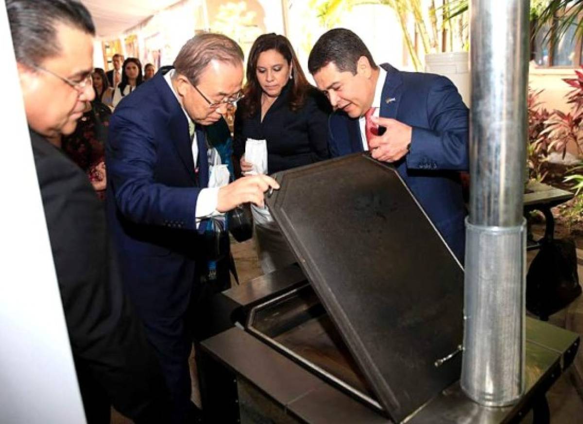 La visita de Ban Ki-moon a Honduras en fotos