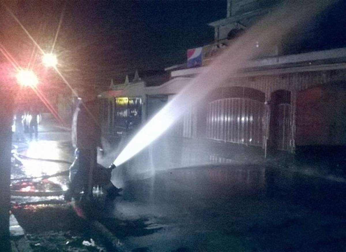 Explosión de chimbo de gas en restaurante de la capital hondureña
