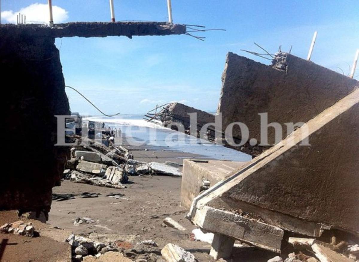 Pérdidas millonarias dejan marejadas en la zona sur de Honduras