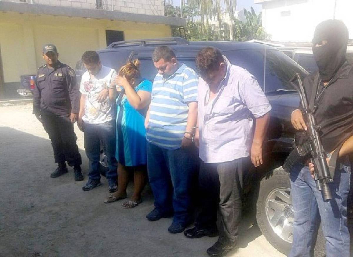Capturan a miembros de banda criminal en el norte de Honduras
