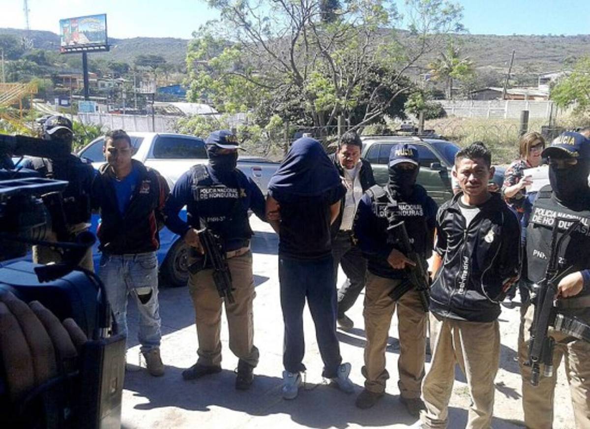 Capturan a tres extorsionadores en la capital de Honduras