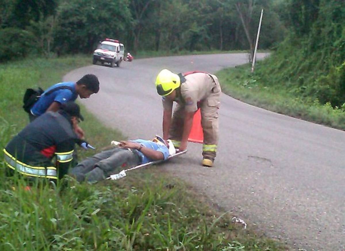 Quimistán: Accidente vial en cuesta 'La Ceibona'