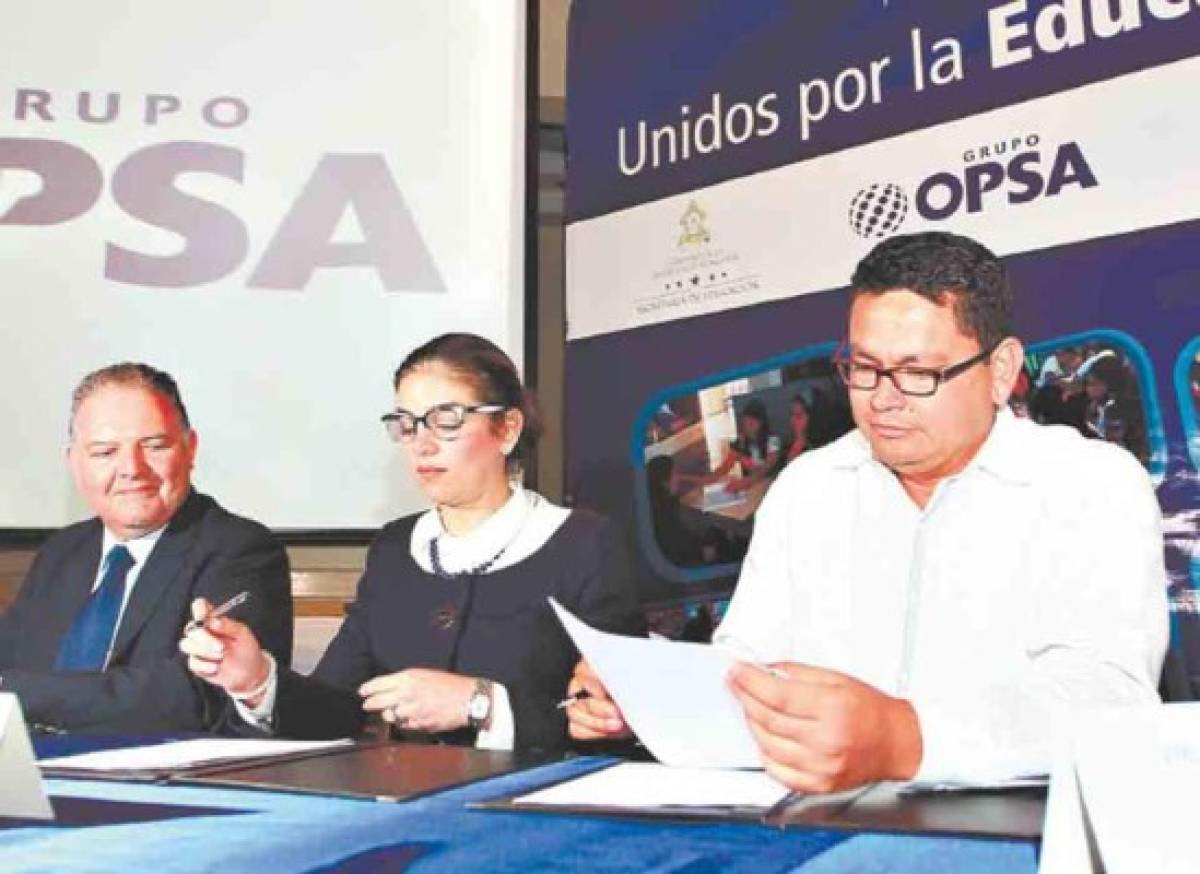 Grupo OPSA y Educación, unidos para erradicar el analfabetismo