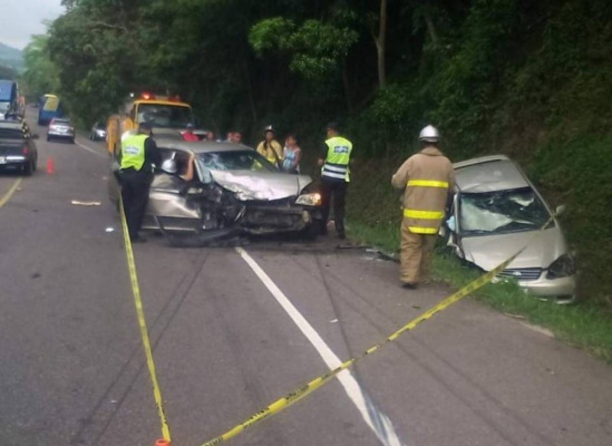 Cinco heridos en accidente de tránsito al norte de Honduras