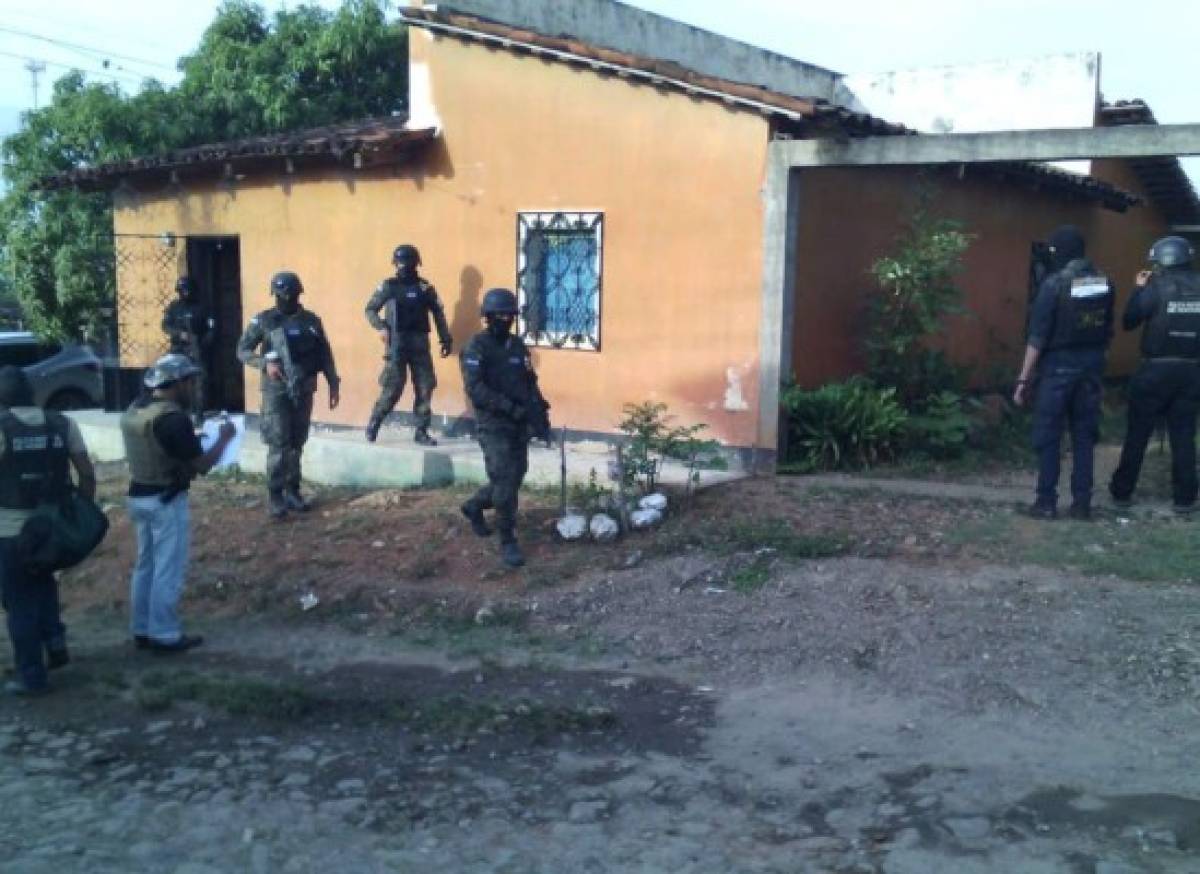 Al menos 14 detenidos en 47 allanamientos de la ATIC en Olancho