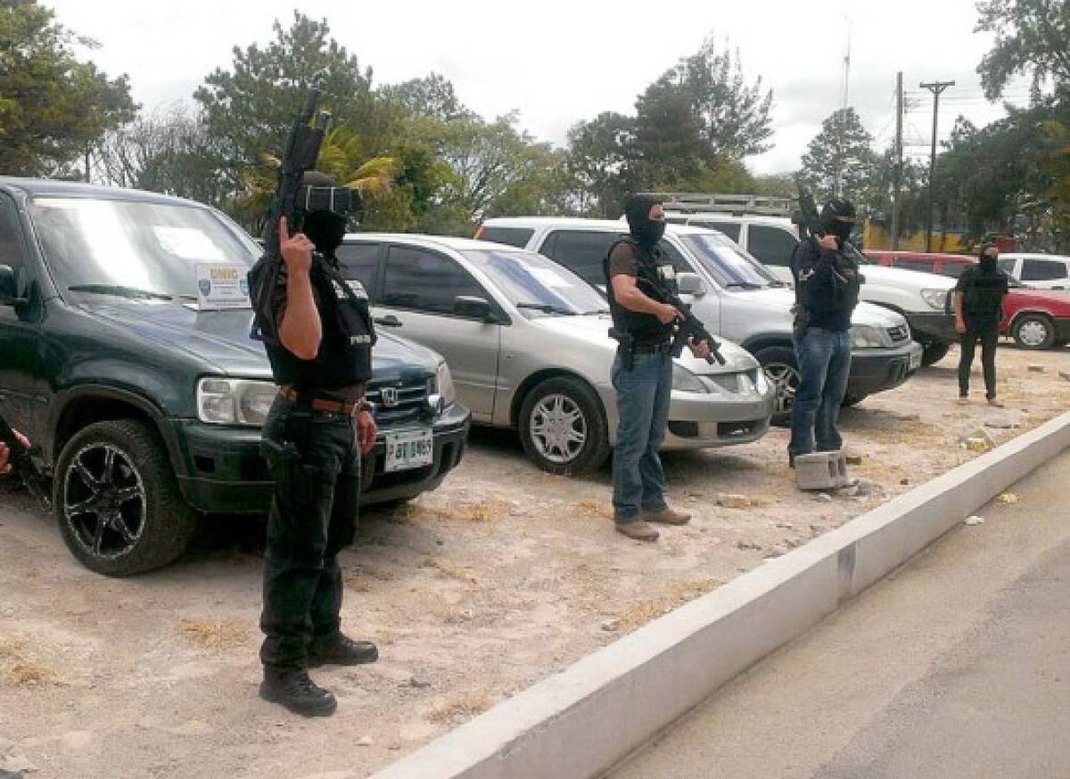 DNIC recupera vehículos robados por pandilleros