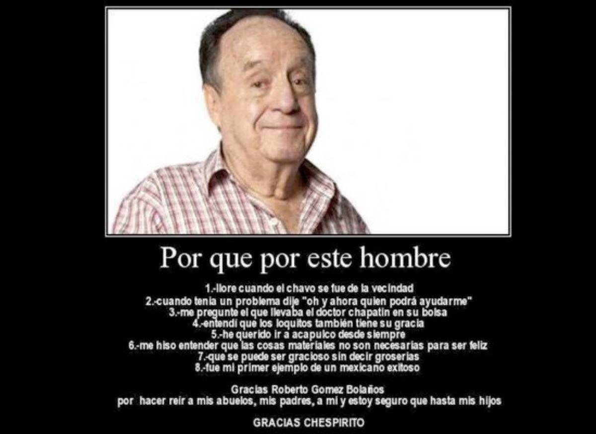 Los memes por la muerte de Chespirito