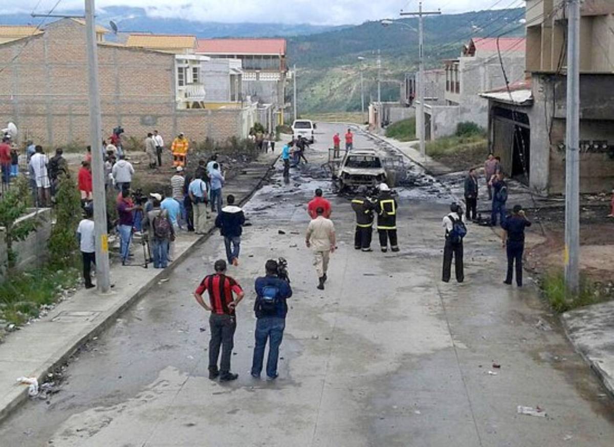 Honduras: Millonario decomiso de pólvora a dueño de carro que explotó