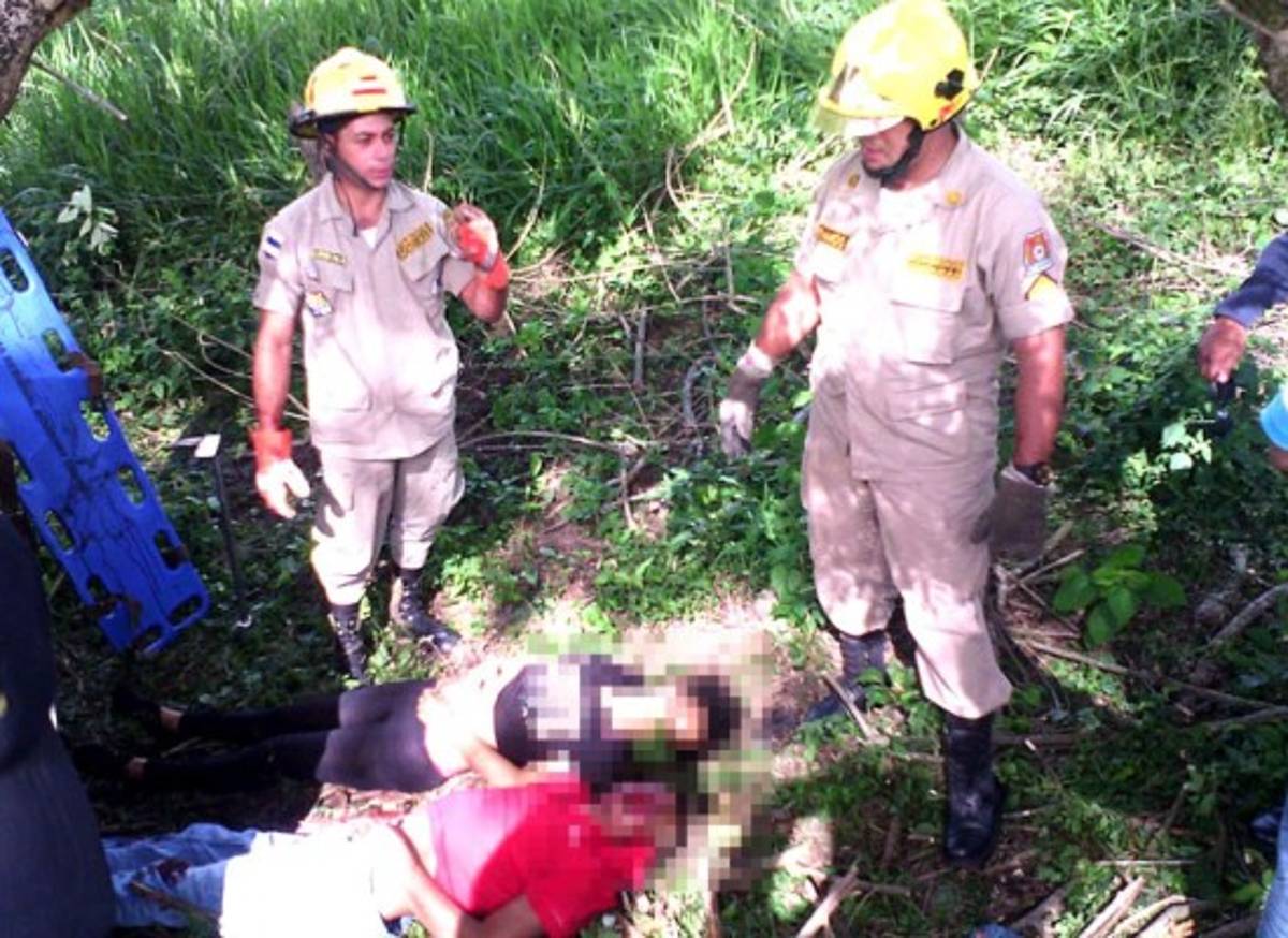 Olancho: Dos muertos y cuatro heridos en accidente