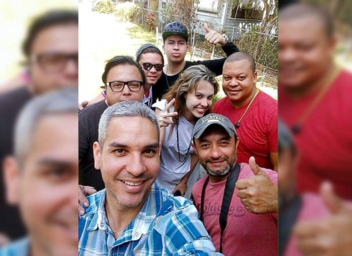 Elenco hondureño en proyecto de cine en Miami