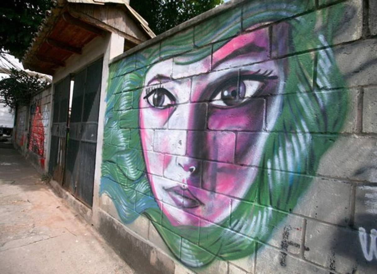 Hondureños a favor y en contra de grafitis