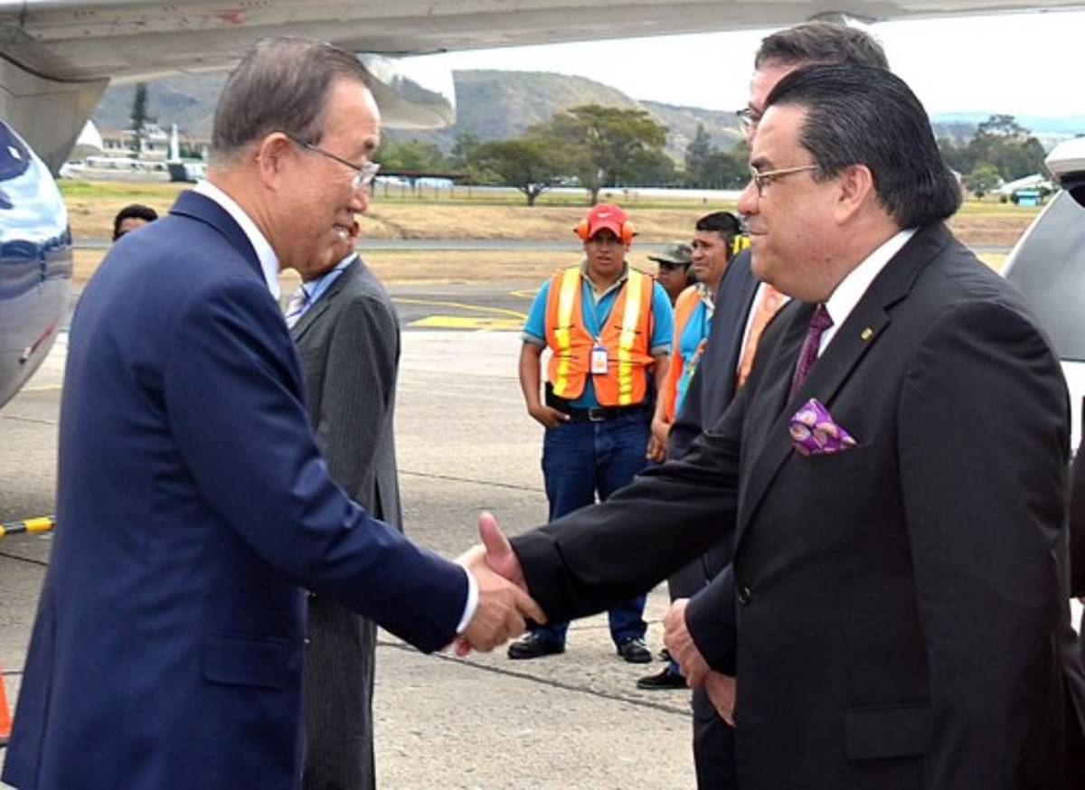 La visita de Ban Ki-moon a Honduras en fotos