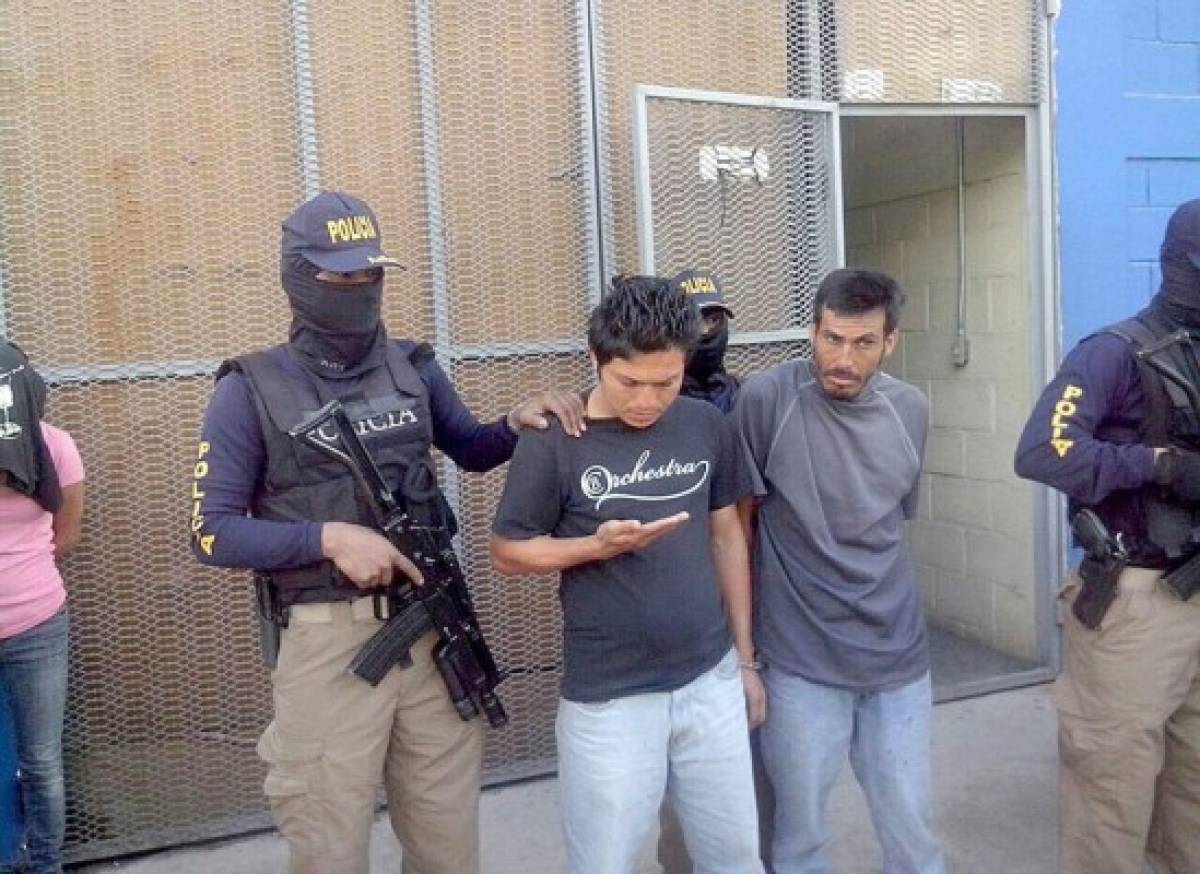 Capturan a varios extorsionadores en la capital de Honduras