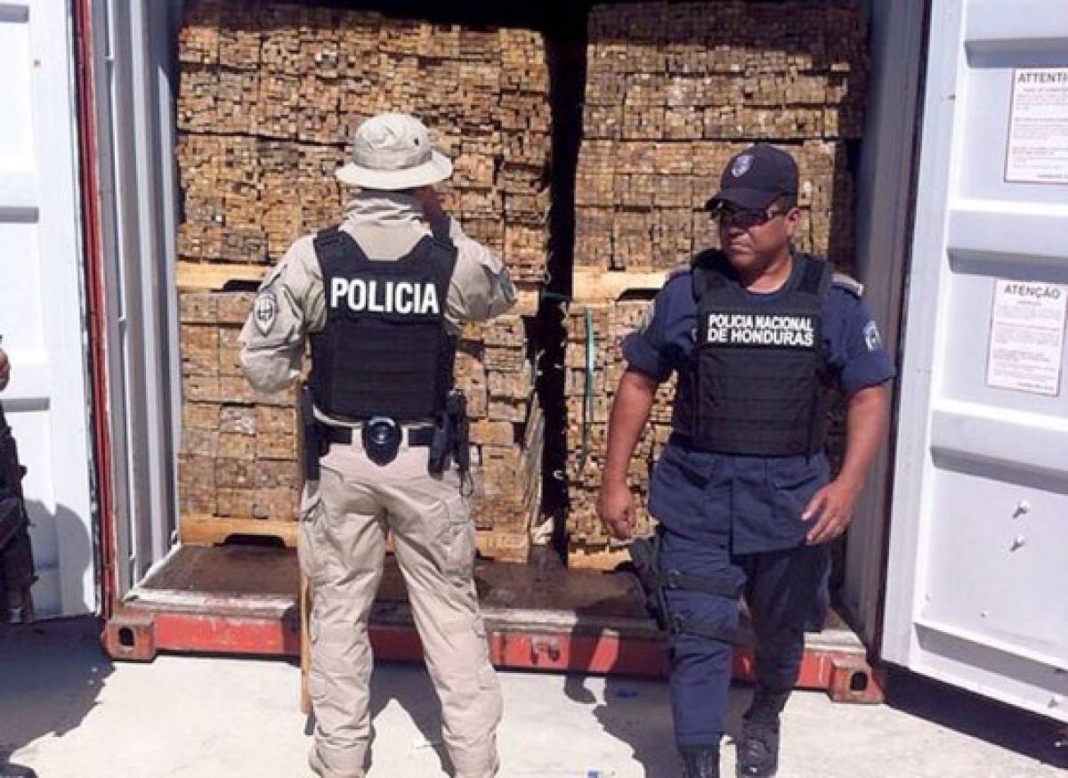 Honduras: Hallan supuesta droga en contenedor procedente de Colombia