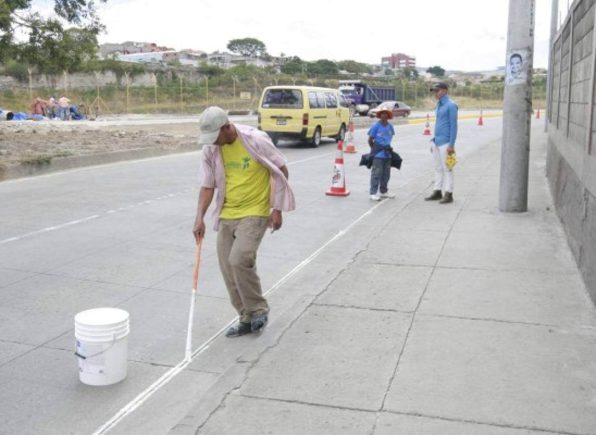 50 millones de lempiras para señalizar vías del Distrito Central