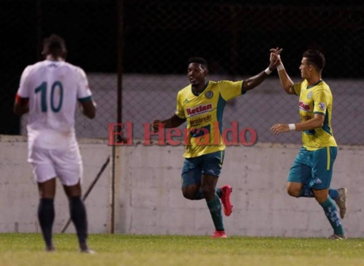 Juticalpa se impone 2-1 ante el Platense en el Excélsior de Puerto Cortés