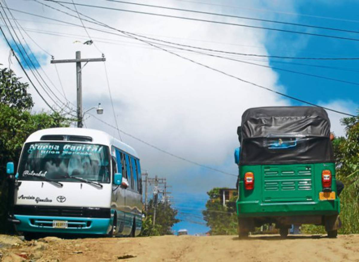 Mototaxis, alternativa de transporte en la periferia de Comayagüela