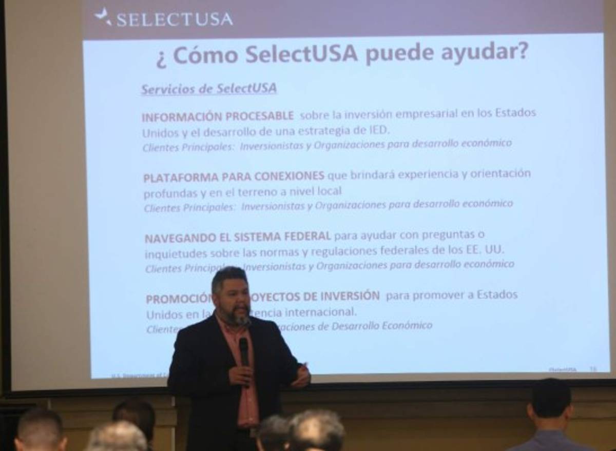 Rommel Alcántara es especialista comercial de la Embaja de Estados Unidos en Tegucigalpa.