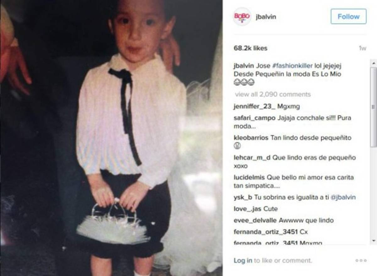 ¿Cómo era el cantante J Balvin de niño? Mira lo bello que era