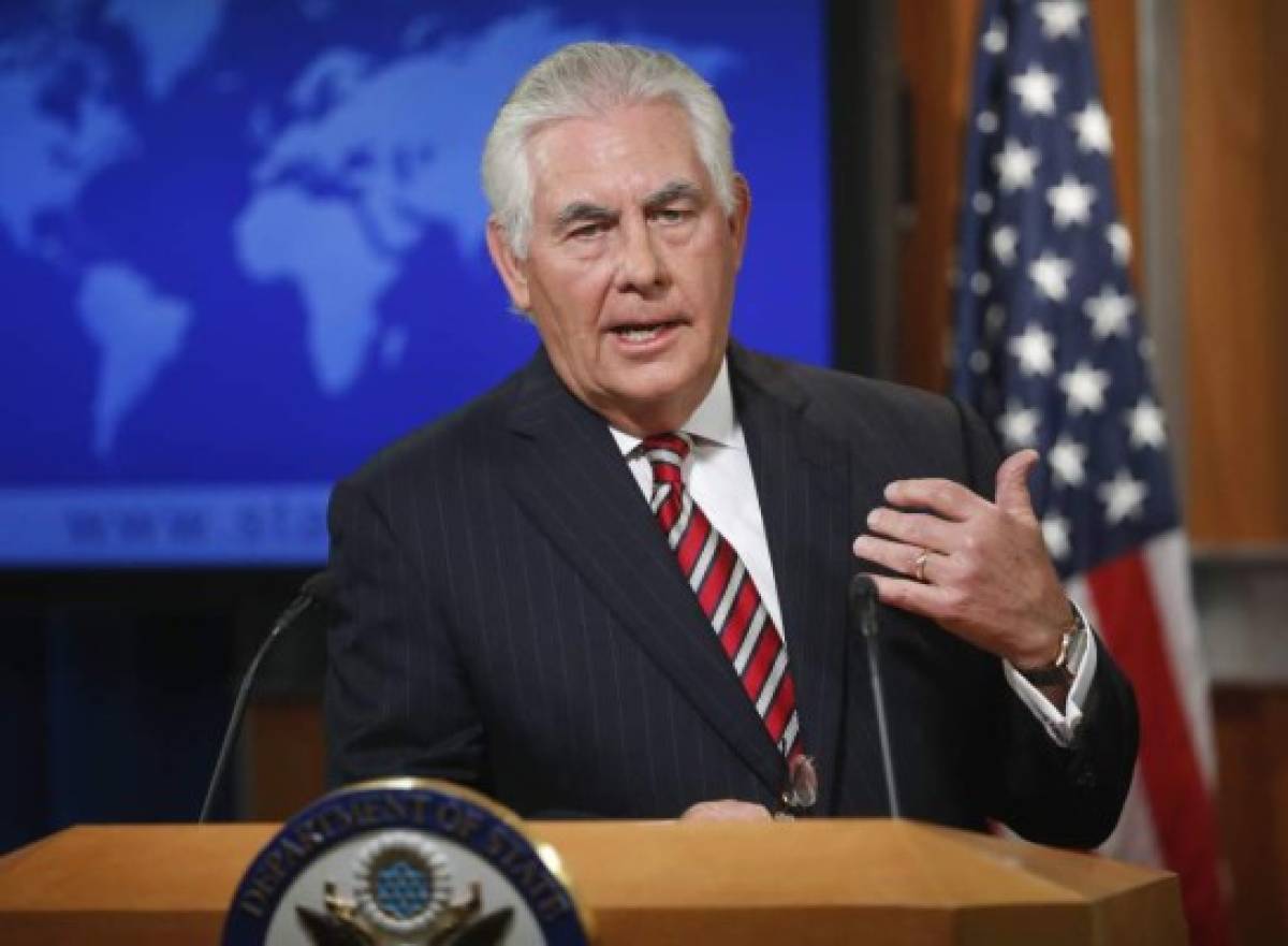 Secretario de Estado norteamericano Rex Tillerson: Hay buena oportunidad para la paz