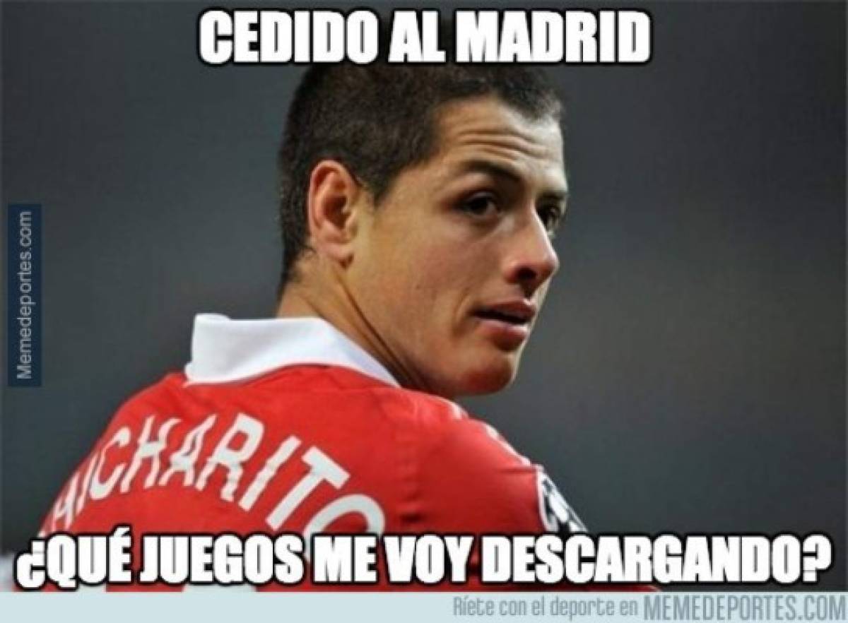 Los memes por el fichaje del Chicharito al Real Madrid