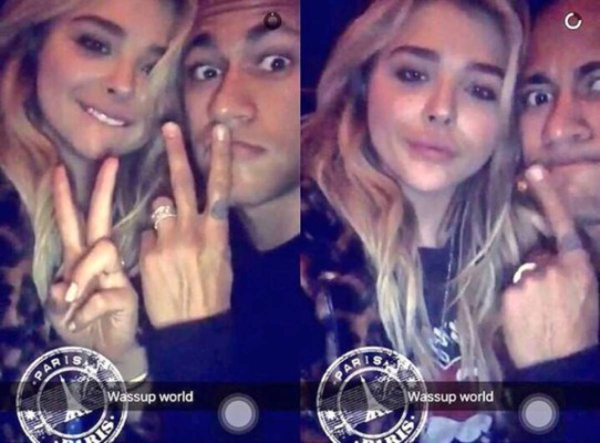 Neymar y su supuesto romance con la actriz Chloe Grace Moretz