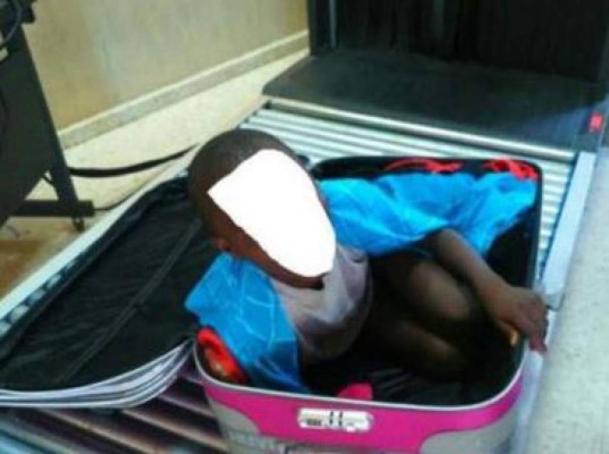 El 'niño de la maleta' se reunirá con su madre&nbsp;