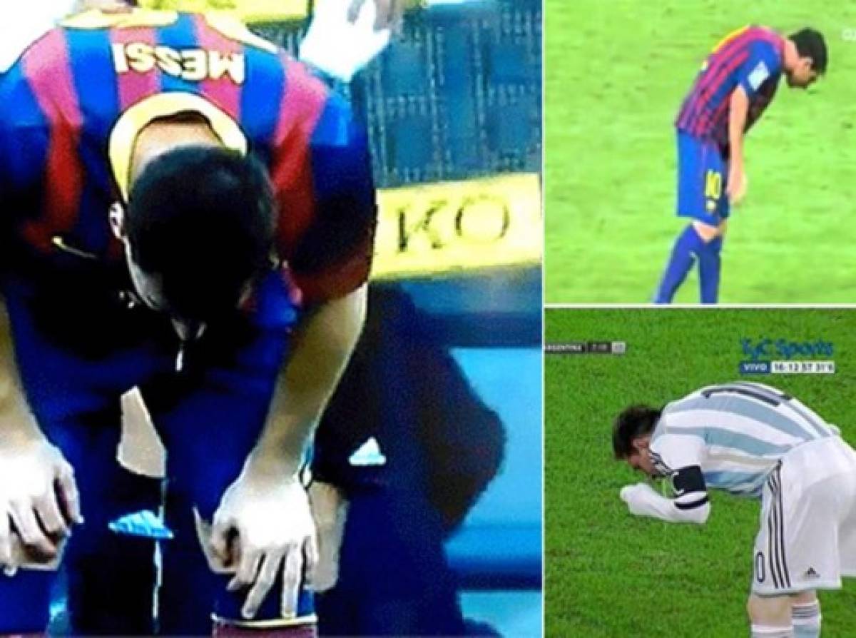 Revelan por qué Messi vomita en los partidos