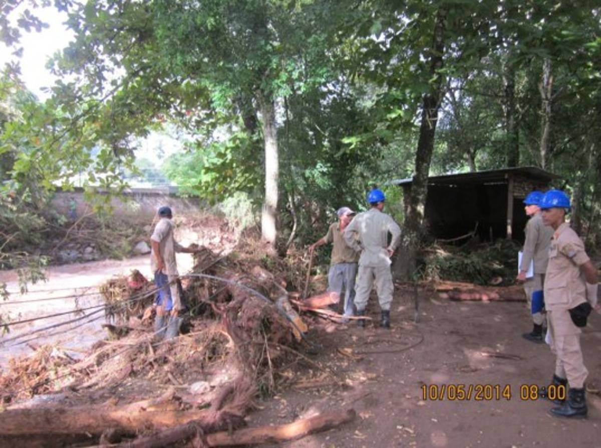 Lluvias causan estragos en oeste de Honduras